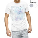 tシャツ メンズ 半袖 ホワイト グレー デザイン XS S M L XL 2XL Tシャツ ティーシャツ T shirt 000252 雪の結晶 星