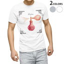 tシャツ メンズ 半袖 ホワイト グレー デザイン XS S M L XL 2XL Tシャツ ティーシャツ T shirt 012550 香水 おしゃれ エレガント