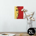 ポスター ウォールステッカー シール式ステッカー 飾り 127×178mm 2L 写真 フォト 壁 インテリア おしゃれ 剥がせる wall sticker poster 004943 花 フラワー シンプル