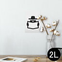 ポスター ウォールステッカー シール式ステッカー 飾り 127×178mm 2L 写真 フォト 壁 インテリア おしゃれ 剥がせる wall sticker poster 006585 帽子 イラスト