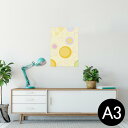 ポスター ウォールステッカー シール式ステッカー 飾り 297×420mm A3 写真 フォト 壁 インテリア おしゃれ 剥がせる wall sticker poster 003858 ハート 水玉 カラフル