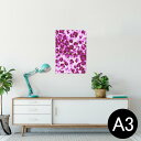 ポスター ウォールステッカー シール式ステッカー 飾り 297×420mm A3 写真 フォト 壁 インテリア おしゃれ 剥がせる wall sticker poster 006901 ヒョウ柄 模様 動物