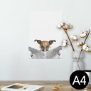 ポスター ウォールステッカー シール式ステッカー 飾り 210×297mm A4 写真 フォト 壁 インテリア おしゃれ 剥がせる wall sticker poster 007706 写真 犬 いぬ 新聞