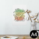 ポスター ウォールステッカー シール式ステッカー 飾り 210×297mm A4 写真 フォト 壁 インテリア おしゃれ 剥がせる wall sticker poster 010898 レゲエ 音楽 英語