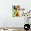 ポスター ウォールステッカー シール式ステッカー 飾り 148×210mm A5 写真 フォト 壁 インテリア おしゃれ 剥がせる wall sticker poster 000144 レゲエ ラスタカラー ピース