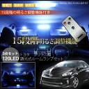プリウス 30系 LEDルームランプ 調光機能 明るさ調整用 リモコン付き LED116灯/3Pセット ZVW30