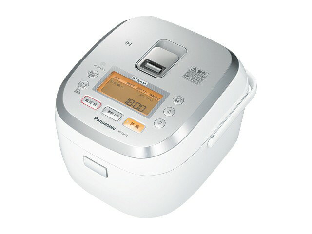 台数限定【送料無料】【代引手数料無料】Panasonic0.5〜5.5合 スチームIHジャー炊飯器 SR-SB102-S