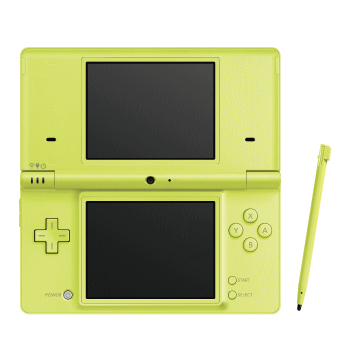 任天堂【SALE】NINTENDO DSi本体　DSi-LG（ライムグリーン）★DSiカメラ搭載【DSi Lime Green】