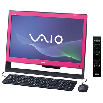 ソニー【バイオ】デスクトップ VAIO Jシリーズ VPCJ117FJ/P★ピンク【VPCJ117FJP】