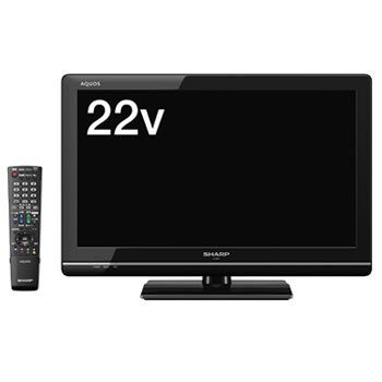 シャープ22V型デジタルフルハイビジョン液晶テレビ LC-22K5-B（ブラック）★singleSH5000円以上のお買い物で送料無料！（一部地域外）