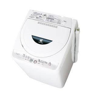 シャープ【SHARP】4.5kg全自動洗濯機 ES-FG45L-H（グレー系）★送料無料！【ESFG45L】5250円以上のお買い物で送料無料！（一部地域外）