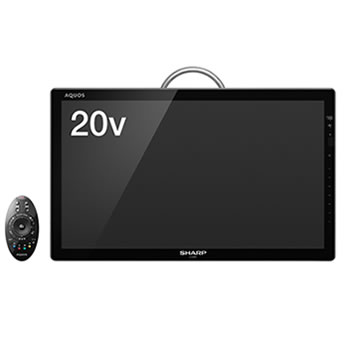 シャープ【Wi-Fi AQUOS】20V型ワイドデジタルハイビジョン液晶テレビ LC-20FE1-B（ブラック系）★送料無料【LC20FE1】