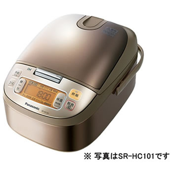 パナソニック【Panasonic】8合 IHジャー炊飯器 SR-HC151-T（ノーブルブラウン）★送料無料【SRHC151】