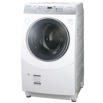 シャープ【右開き】10kg ドラム式洗濯乾燥機 ES-V530-SR（シルバー系）★【ESV530】