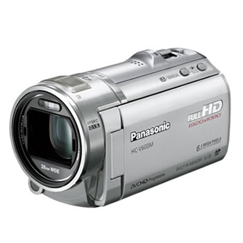 パナソニックデジタルハイビジョンビデオカメラ HC-V600M-S★5000円以上のお買い物で送料無料！（一部地域外）