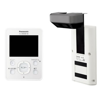 5250円以上のお買い物で送料無料!(一部地域外)パナソニック ドアモニ ワイヤレスドアモニター VL-SDM300-W(ホワイト)★ VLSDM300