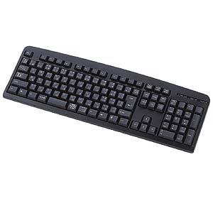 サンワサプライ【SanwaSupply】日本語109キーボード（ブラック）SKB-109LBK★【SKB109LBK】5250円以上のお買い物で送料無料！（一部地域外）