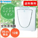 ツインバード TWINBIRD マイナスイオン発生 空気清浄機 AC-D358PW送料無料 空気清浄器 空気清浄機 空清 クリーンエアー 室内喚起 おしゃれ コンパクト マイナスイオン 花粉 コンパクト ツインバード 白【D】【●2】