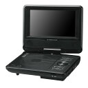 7型ワイド ポータブルDVDプレーヤー 乾電池 ブラック GH-PDV7K-BK送料無料 DVDプレーヤー DVDプレイヤー 持ち運び ポータブル グリーンハウス 【D】