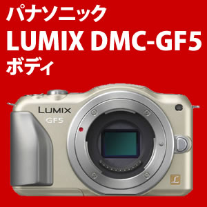 【お取り寄せ】 パナソニック LUMIX DMC-GF5-N ボディ シャンパンゴールド ミラーレスデジタル一眼カメラ ※撮影のためにはレンズが必要になります