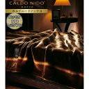 【掛け毛布】CALDO NIDO notte (カルドニード ノッテ) II セミダブル ブラウン 洗濯可 発熱性 保温 吸湿 日本製 国産 ふんわり なめらか ボリューム 毛足 ディーブレス(メーカー直送)(ラッピング不可)