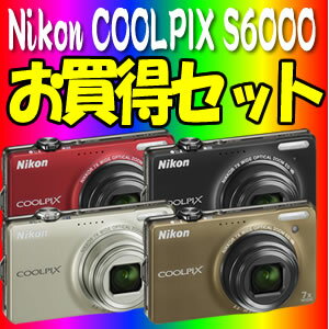 y݌ɂzySDHCJ[h4GBtیtBZbgIzyۏ؉zjR(Nikon)fW^JCOOLPIX S6000yJ[Iz
