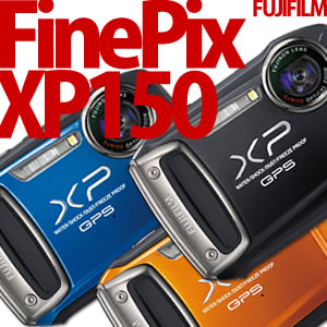 FUJIFILM デジカメ FinePix XP150 [オレンジ/ブルー/ブラック]