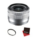 (フィルター&クロスセット)フジフイルム フジノンレンズ XC15-45MMF3.5-5.6OIS PZ S シルバー 標準ズームレンズ (FUJIFILM)