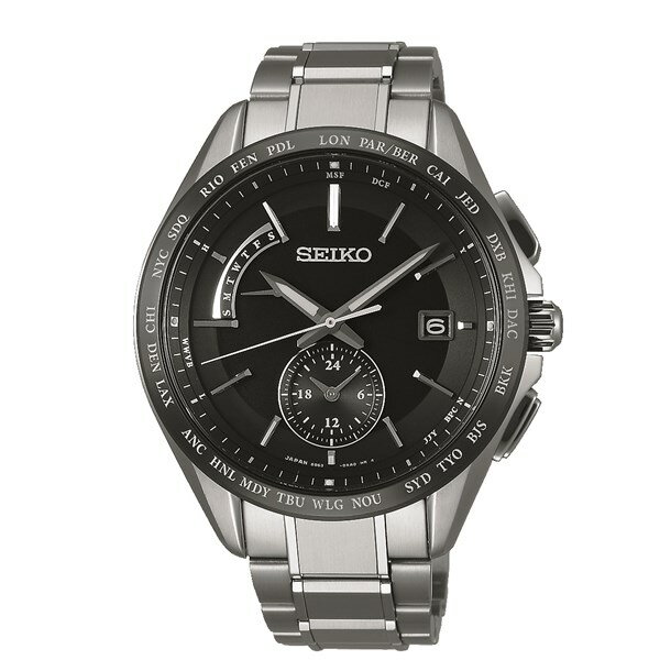 【6月新】[セイコー]SEIKO 腕時計 [ブライツ]BRIGHTZ SAGA233 メンズ【チタンバンド 多針アナログ ソーラー電波時計】