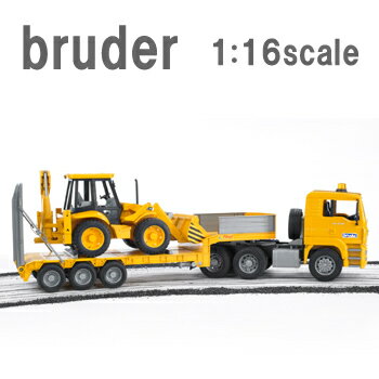 Bruder Pro Series(ブルーダープロシリーズ) 1/16知育玩具　MAN トラック＆JCBバックホールランド（02776）【玩具/おもちゃ】【送料無料】