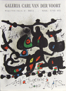 ジョアン・ミロ【Joan Miro】 ポスター アート ポスター Homenatage a Joan Prats〔リトグラフ〕