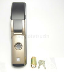 【3】ピッキング対策防犯品・アルファ・edロック(ブラウン色)ALPHA社製電子暗証番号錠