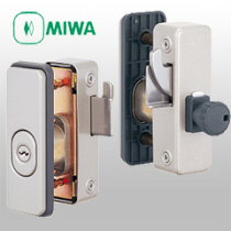 勝手口ドア・引戸等狭框ドア専用面付補助錠MIWAND2S