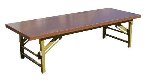 折りたたみ式　会議テーブル　座卓(ロータイプ)150X45cmSALE 完成品 組み立て不要 業務用 会議用テーブル会席テーブル 折りたたみテーブル