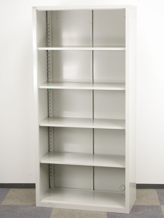 【楽天市場】オープン書庫 スチール棚 本棚 オープンキャビネット A4スチール書庫 グレー【Ceha製Cehaシリーズ