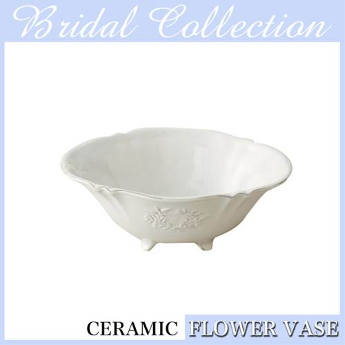 【代引不可】フラワーベース セラミックボール Ceramic Bowl DJ-01 / フラワーベース、雑貨