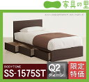 特価フレームウォーターベッド(BOX引出付)ソフトサイド クイーンサイズ(2バッグ)BODYTONE-SS1575ST ※代引き不可【ウォーターワールド/WATER WORLD】 ウォーターベット 寝具