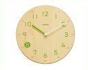 時間の勉強ができる機能的な木製 子ども時計※代引き不可