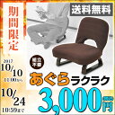 あぐら座椅子 背もたれ付 座椅子 座いす 座イス 1人掛けソファ いす イス 椅子 チェア AGR-45(DBR) ダークブラウン【送料無料】 山善/YAMAZEN/ヤマゼン