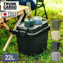 スタッキングトランクカーゴ TC-20S座れる 収納ボックス 収納ケース コンテナボックス おしゃれ ハードケース ハードボックス 蓋付き ふた付き フタ付き コンテナボックス トランクボックス 車載 おしゃれ リス RISU 【送料無料】