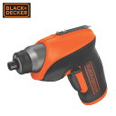 ブラックアンドデッカー(BLACK&DECKER) 3.6V リチウムコンパクトドライバー CS3652LC-JP 電動ドライバー 電動ドリル 充電式ドライバー 充電ドライバー 小型 コンパクト 軽量 DIY 【送料無料】