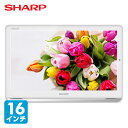 シャープ(SHARP) 防水 地上・BS/110度CS 16V型 ポータブル液晶テレビ AQUOSポータブル 2T-C16APB/2T-C16APW 液晶テレビ フルハイビジョン HDD内蔵 録画対応 TV 16V 16型 16インチ 【送料無料】