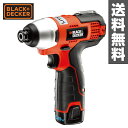 ブラックアンドデッカー 10.8V 充電式 コードレスインパクトドライバー LXI10-2 【送料無料】