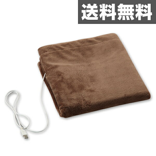 広電(KODEN) USBひざかけ毛布(85×60cm) VWS-UB85B ブラウン 電…...:kagustyle:10019809