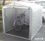 【送料無料】自転車収納・簡易物置に。自転車置き場に困ったらアルミス サイクルハウス 3S型(1坪)