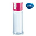 ブリタ フィル&ゴー ピンク 0.6L カートリッジ1個付き【BRITA 携帯用・ブリタ 水筒・ブリタ 携帯型浄水ボトル・ブリタ 浄水ポット 持ち運び・BRITA fill&go・BRITA フィル&ゴー】
