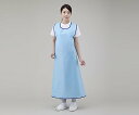 エンゼル 入浴介助エプロン (マジックタイプ) ブルー/ M 8-2526-01