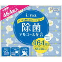 【あわせ買い2999円以上で送料無料】エリエール i:na ( イーナ ) いつでも使えるウェットティシュー除菌 ( アルコール配合 ) 58枚×8P (4902011736069)
