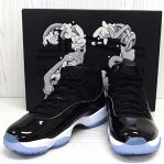 NIKE AIR JORDAN 11 RETRO ナイキ エアー ジョーダン レトロ/378037-003/27.5cm/国内正規品/カラー:BLACK/CONCORD-WHITE/スペースジャム/SPACEJAM/マイケル ジョーダン/未使用品/バッシュ/ハイカット/靴/シューズ