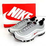 NIKE AIR MAX 97 OG QS / ナイキ エアマックス 97 オージー キューエス 品番:884421-001/27.5cm/国内正規品/カラー:METALLIC SILVER/VARSITY RED/銀・赤/2016年製/復刻/シルバー/未使用品/ランニング/靴 シューズ